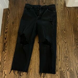 Wild fable highest rise straight Jean